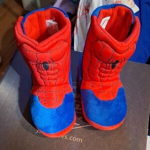Spiderman Red and Blue Kids Slippers